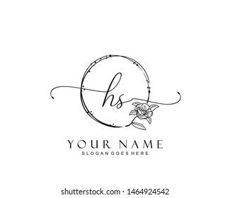 Hs Monogram Images, Stock Photos & Vectors | Shutterstock