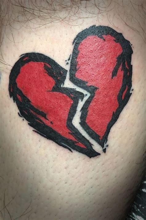 Aggregate more than 80 broken heart tattoos small latest - in.eteachers