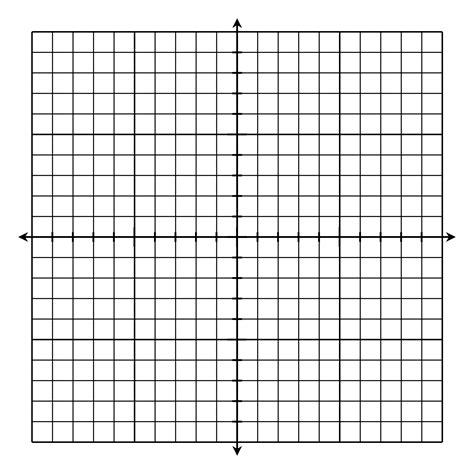 Coordinate Plane Graph Paper Printable