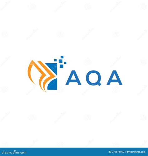 AQA Credit Repair Accounting Logo Design on White Background. AQA ...