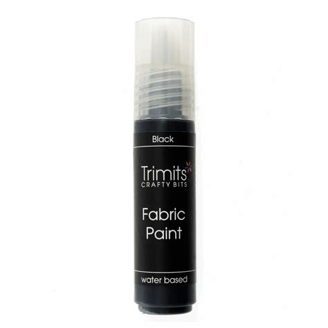 Fabric Paint: Pen: 20ml: Black - Trimits - Groves and Banks