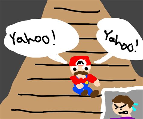 super mario 64 speedrun - Drawception