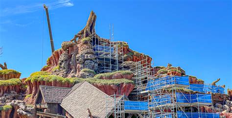 Splash Mountain demolition in progress for upcoming Tiana ride