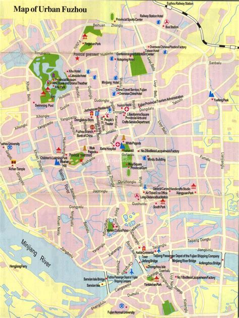 Maps of Fuzhou