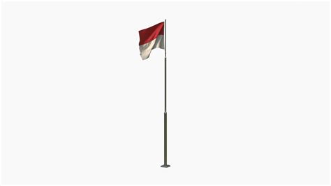 Animated Indonesia Flag 3D Model - TurboSquid 1797654