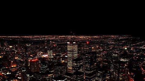 City Lights Wallpaper - Night City Top View