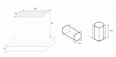 Engineering drawing of 2D and 3D experimental set-ups (isometric views ...