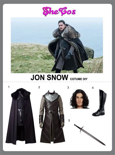 Get The Realistic Incredible Jon Snow Costume Guide | SheCos Blog