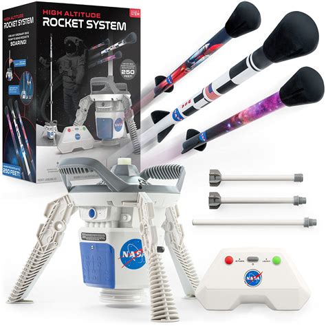 Buy NASA Air Rocket Launcher Kit - Launch Model Rockets Up to 250 Feet ...