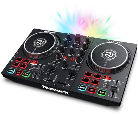 Buy Numark Party Mix II - DJ Controller with Party Lights, DJ Set with ...