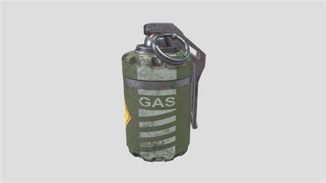 Gas grenade concept - 3D model by IoanFerezan (@zanuGreuu) [ea8123a ...