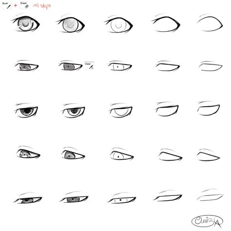 Male eyes Steps by Diamond-Drops on DeviantArt