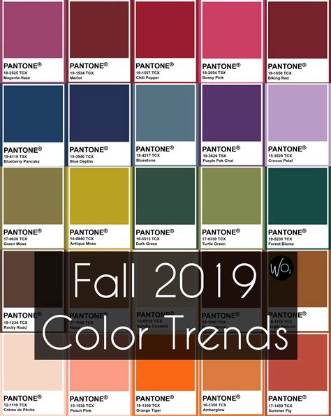 Fall 2019 Color Trends - Wardrobe Oxygen