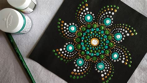 Mandala Dot Painting Tutorial For Beginners ~ Dotting Mandala ...