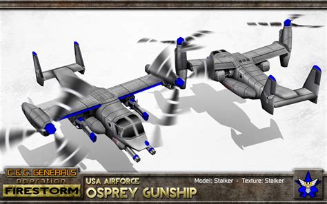 Osprey Gunship image - Operation: Firestorm mod for C&C: Generals Zero ...