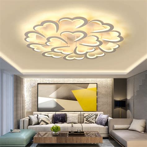 Acrylic recessed LED Ceiling Light White home decorative lighting Oval ...