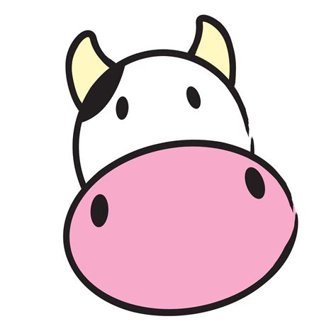 Cow Face Cartoon - Cliparts.co