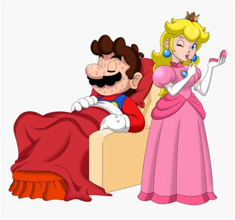 Peach And Mario Kissing