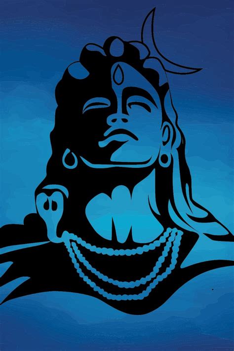 Lord Shiva Adiyogi Drawing