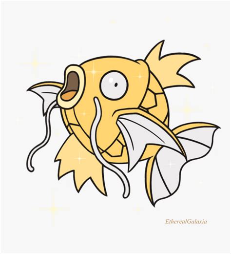 shiny magikarp | Pokemon, Mangá kawaii, Desenho de inspiração