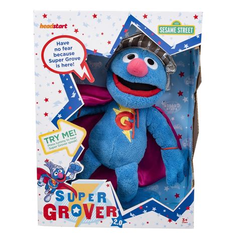 Talking Super Grover Plush 2.0 Sesame Street