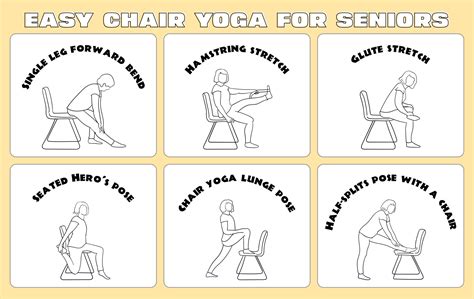 Printable Chair Yoga For Seniors