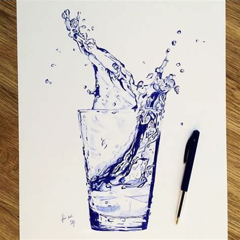 water Pen Art Drawings - alan-harris