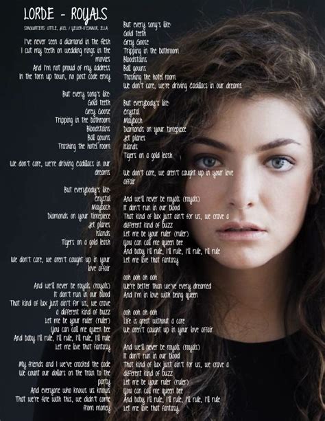 Royals Lorde Lyrics