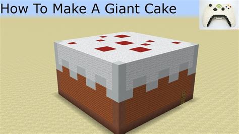 Minecraft Cake Pixel Art 3d