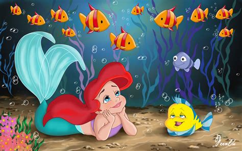 20+ Flounder (The Little Mermaid) HD Wallpapers and Backgrounds