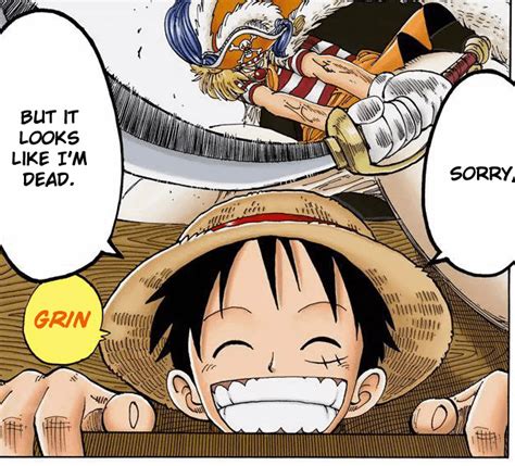 The only time Luffy admit Defeat and accepted Death toward his enemy ...