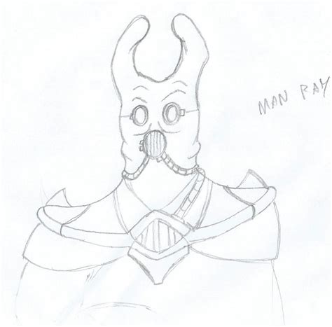 It's Man Ray! (SpongeBob Sketch) by 0-DarknesShade-0 on DeviantArt