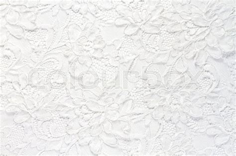 Wedding white lace background | Stock image | Colourbox