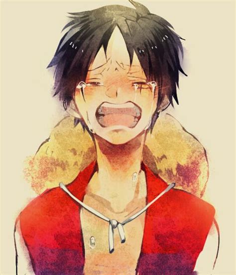 One Piece Luffy Crying Luffy Sad Wallpaper