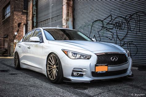 The Exquisite Car Enthusiast's Choice: Custom White Lowered Infiniti ...