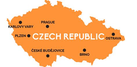 Map of Czech Republic | RailPass.com