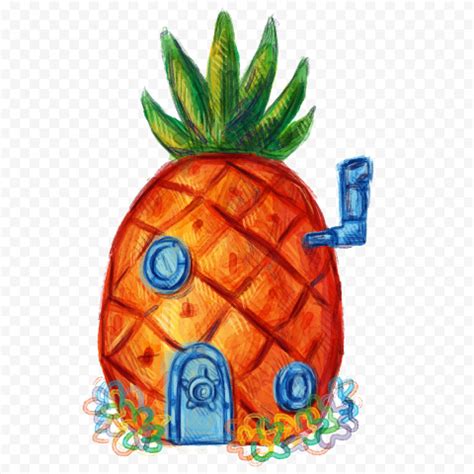 HD Spongebob Pineapple House Transparent PNG | Citypng