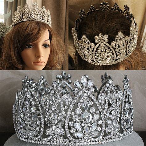 Aliexpress.com : Buy Huge Queen Princess Tiara Crowns Austrian Crystal ...