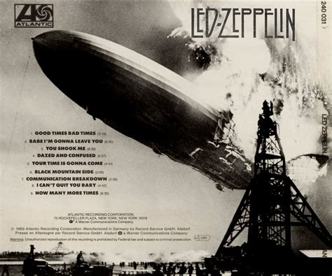 ZEPPELIN ROCK: Led Zeppelin - Led Zeppelin (1969): Full Album (disco ...