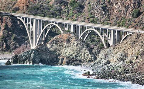 Big Sur Big Creek Bridge California Photograph by Chuck Kuhn - Pixels