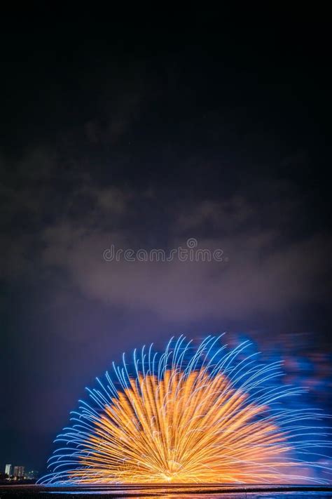 Lake Suwa Fireworks Display 2023 Stock Photo - Image of picturesque ...