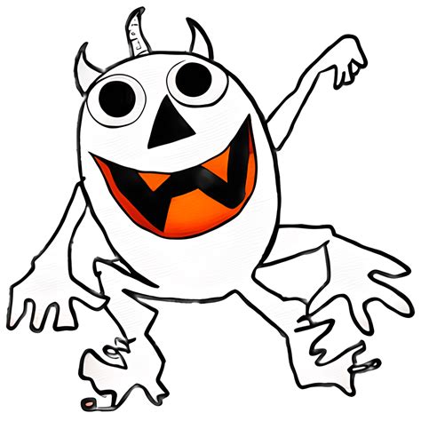 Halloween Monster Clipart · Creative Fabrica