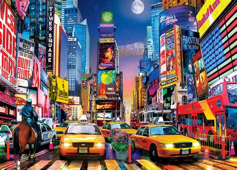 New York City Lights, 1000 Pieces, MasterPieces | Puzzle Warehouse