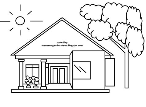 Kumpulan Contoh Gambar Sketsa Pemandangan - Informasi Masa Kini