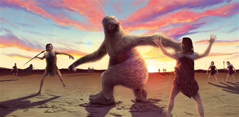 Ice Age Humans Hunted Giant Ground Sloths, Fossilized Footprints Show ...