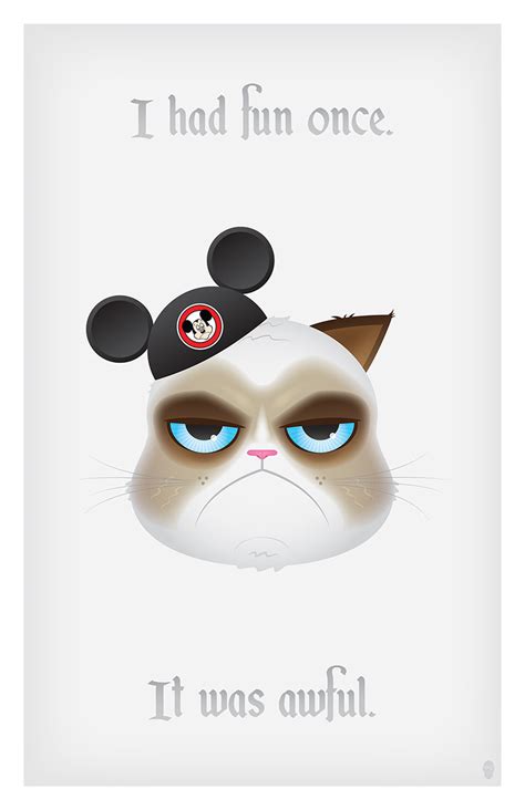 Grumpy Cat Disney Poster on Behance