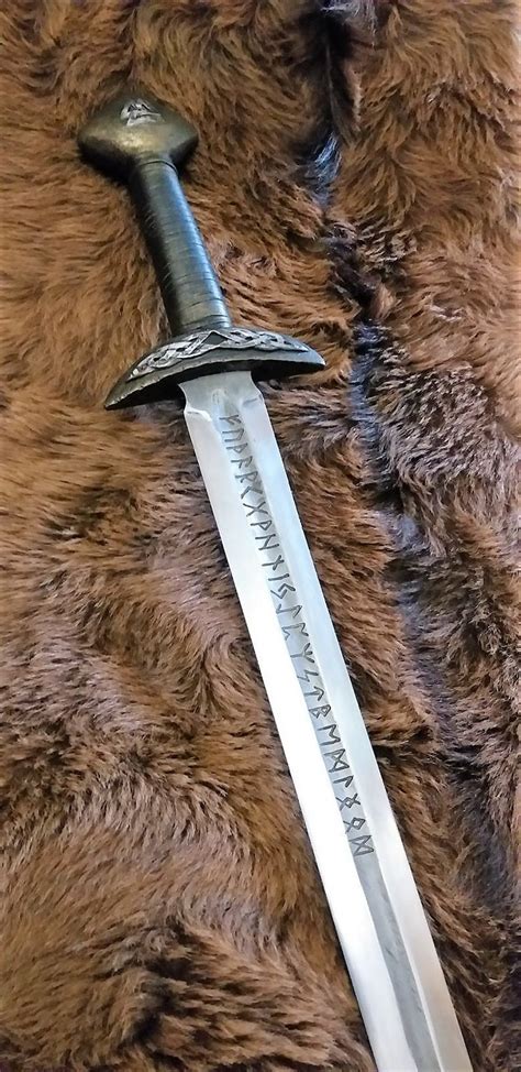 VIKING SWORD 100% replica Norse sword with runes sword in | Etsy