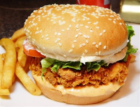 Kfc Zinger Burger Recipe - Cook with Hamariweb.com