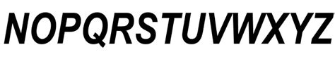 Arial Narrow Bold Italic Font - Sans-Serif Modern - What Font Is