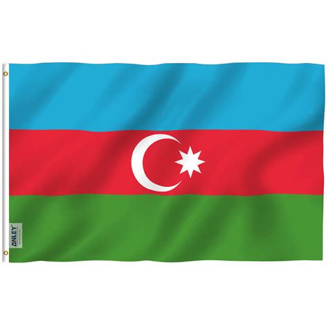 Fly Breeze Azerbaijan Flag 3x5 Foot - Anley Flags